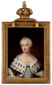 Ulrika Eleonora d.y., 1688-1741, drottning av Sverige, gift med kung Fredrik I - Nationalmuseum - 39214. Free illustration for personal and commercial use.