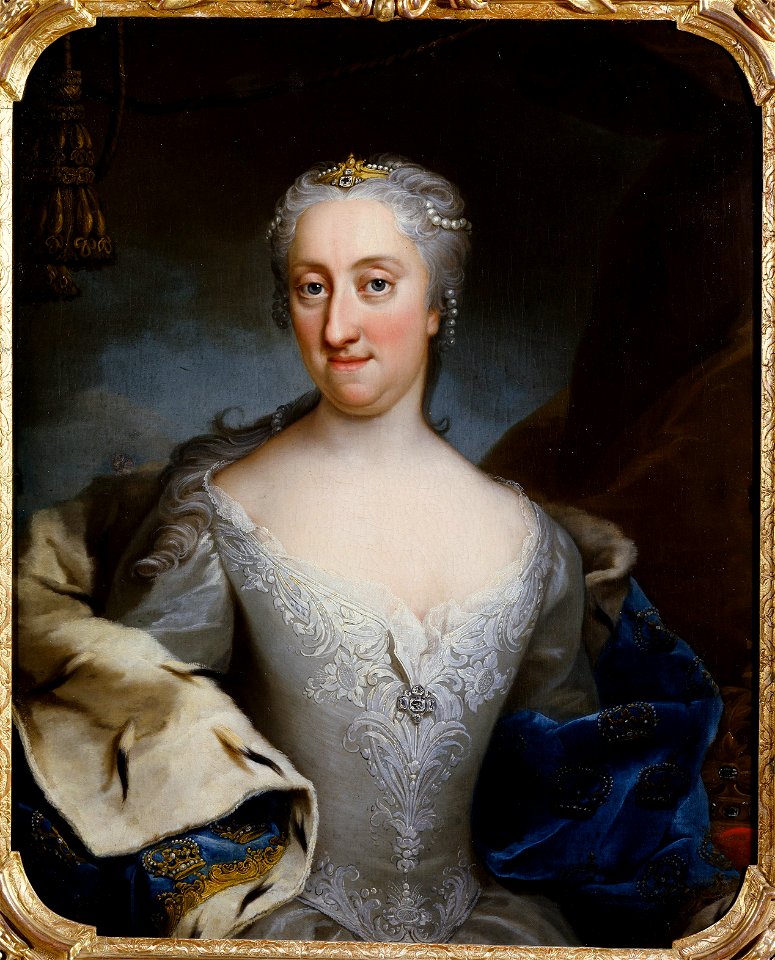 Ulrika Eleonora d.y. 1688-1741, drottning av Sverige (Martin van Meytens d.y.) - Nationalmuseum - 15071