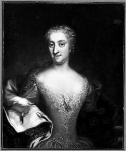 Ulrika Eleonora d.y., 1688-1741, drottning av Sverige, gift med kung Fredrik I - Nationalmuseum - 39191. Free illustration for personal and commercial use.