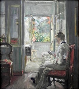 Fritz v Uhde Lesendes Mädchen (1)
