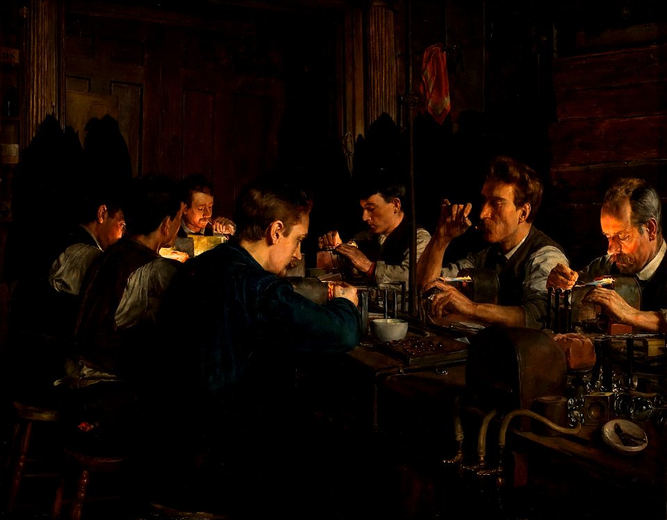 Charles Frederick Ulrich - The Glass Blowers, 1883