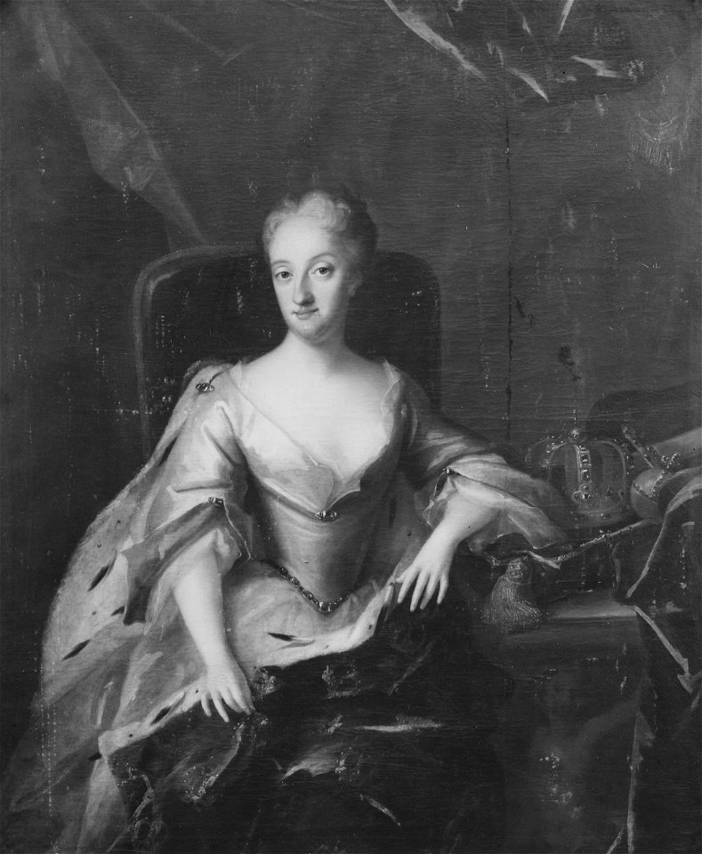 Ulrika Eleonora d.y. 1688-1741, drottning av Sverige (David von Krafft) - Nationalmuseum - 14807