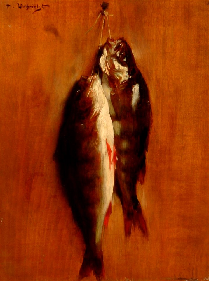 Umbricht, Nature morte aux poissons