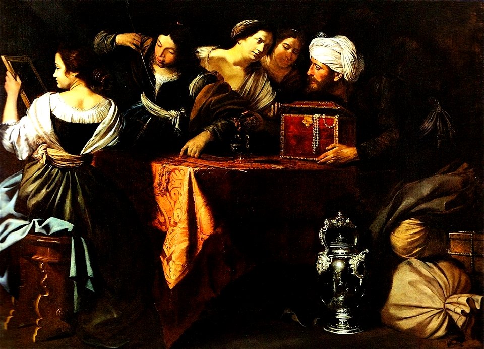Ulysses finding Achilles at the Court of King Lycomedes by Artemisia Gentileschi 1641