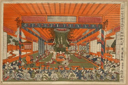Ukie isedaijingū ryōsho daidaimikagura no zu LCCN2008660790