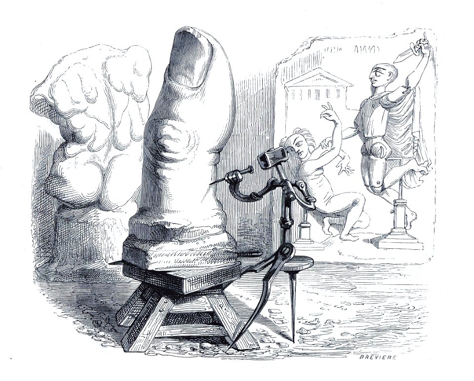 Grandville Le Louvre des marionnettes 4