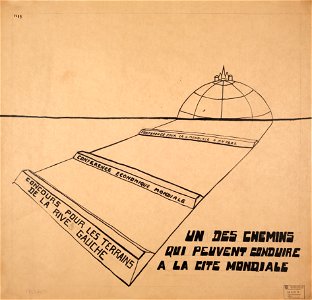 Un des chemins qui peuvent conduite à la cité mondiale