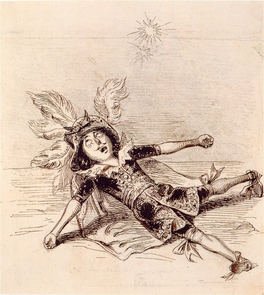 Grandville Une éclipse conjugale