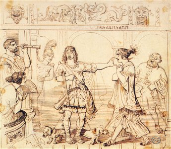 Grandville Mademoiselle Leucothoé - rôle de Phèdre