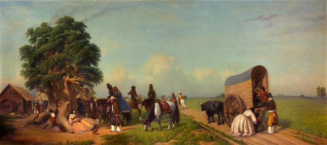Un alto en el campo - Prilidiano Pueyrredón