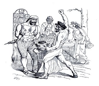 Grandville Les Plaisirs des Champs Elysées 1