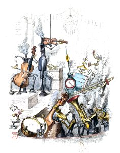 Grandville Concert à la vapeur 1