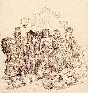 Grandville Les Plaisirs des champs-élysées