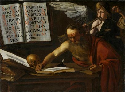 Ulrich Loth - Hl. Hieronymus mit dem Posaunenengel - HST 2053 - Bavarian State Painting Collections