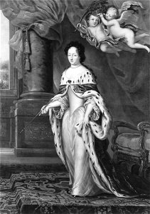 Ulrika Eleonora d.ä., 1656-1693, prinsessa av Danmark, drottning av Sverige - Nationalmuseum - 16067. Free illustration for personal and commercial use.