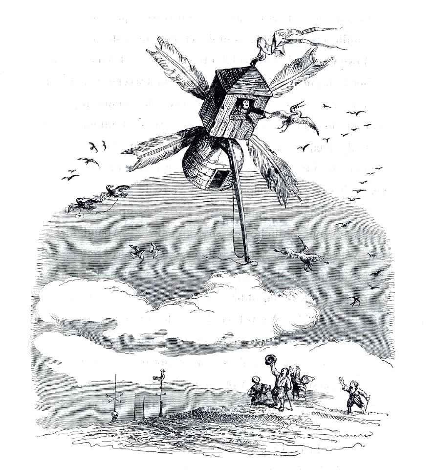 Grandville Locomotions aériennes 4