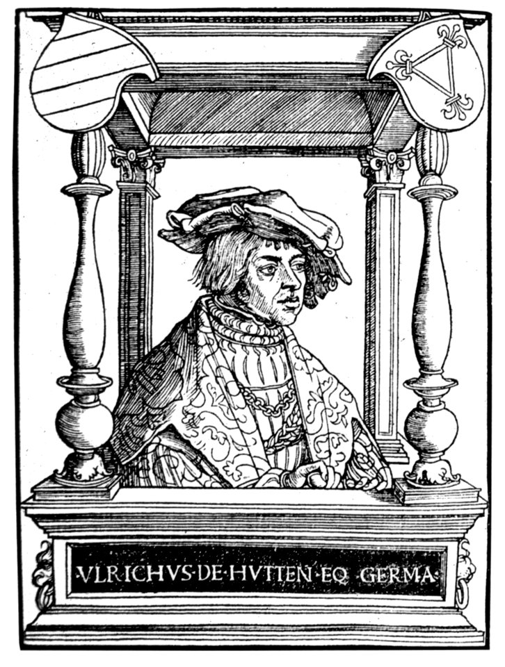 Ulrich von Hutten Bildnis aus Phalarismus Nürnberg 1517 (Isny)