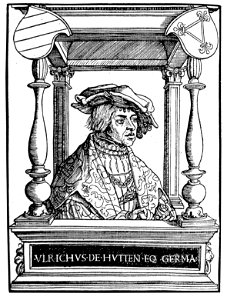 Ulrich von Hutten Bildnis aus Phalarismus Nürnberg 1517 (Isny)