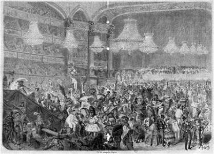 Un bal masqué à l'Opéra - Par Gustave Doré