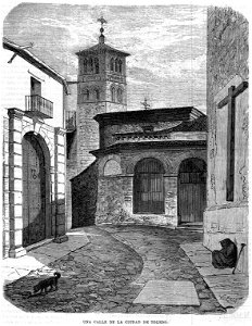 Una calle de la ciudad de Toledo, de Valeriano Domínguez Bécquer