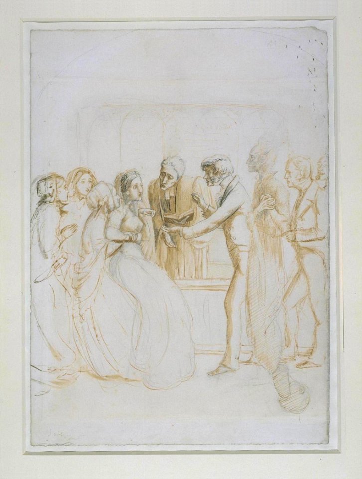 Un Fantasma alla cerimonia di nozze - 1853 - (John Everett Millais)