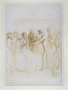 Un Fantasma alla cerimonia di nozze - 1853 - (John Everett Millais)