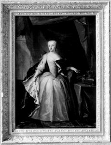 Ulrika Eleonora d.y., 1688-1741, drottning av Sverige, gift med kung Fredrik I - Nationalmuseum - 39193. Free illustration for personal and commercial use.