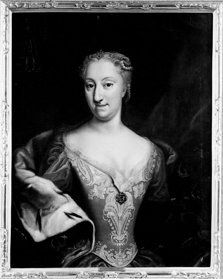 Ulrika Eleonora d.y., 1688-1741, drottning av Sverige, gift med kung Fredrik I (Lorens Pasch d.ä.) - Nationalmuseum - 39163