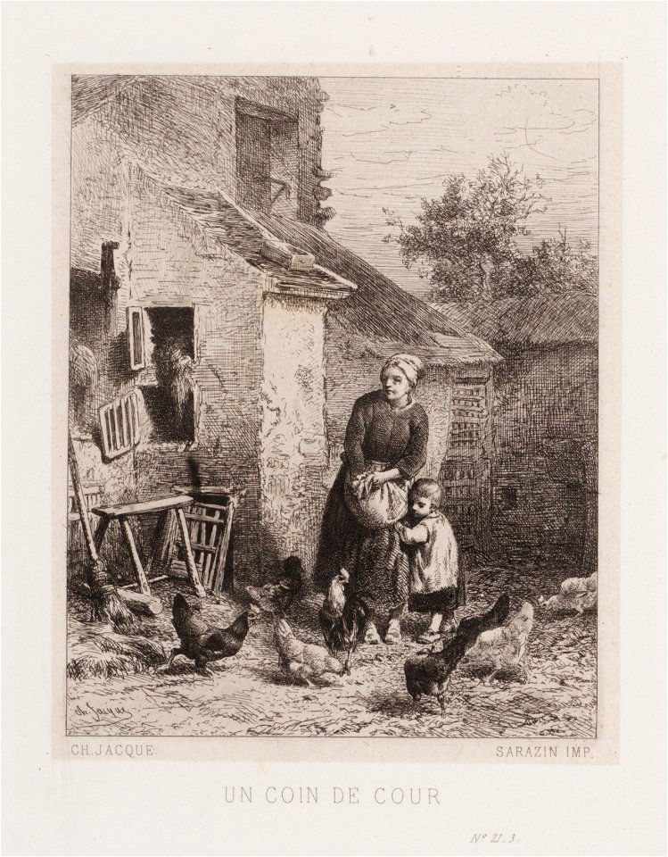 Un coin de cour, objectnr A 15008