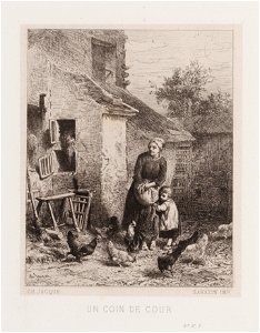 Un coin de cour, objectnr A 15008
