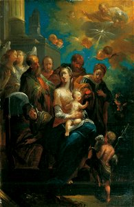 Unbekannter Künstler - Die Heilige Sippe - 4356 - Österreichische Galerie Belvedere