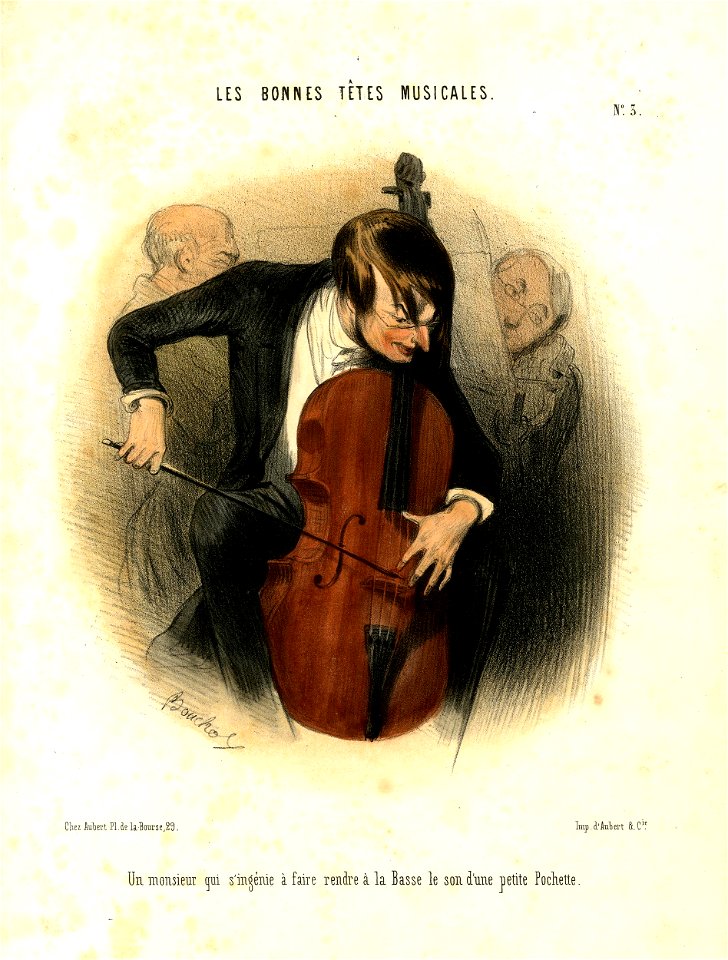 Un monsieur qui s'ingénie à faire rendre à la Basse... (BM 1989,0128.61)