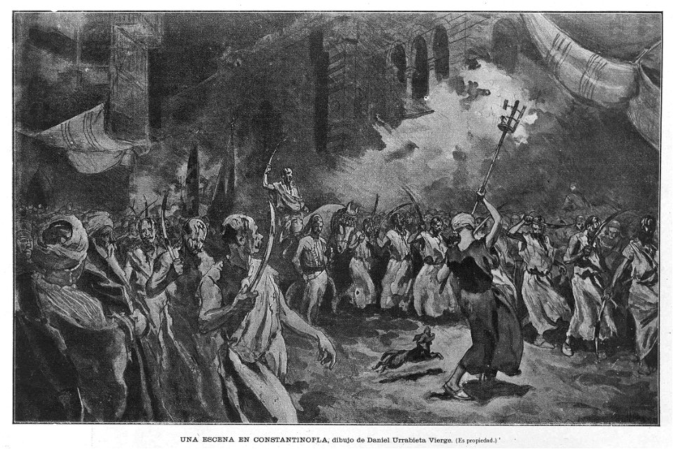 Una escena en Constantinopla, de Daniel Urrabieta Vierge
