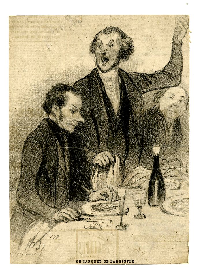 Un banquet de barbiste (Alumni banquet) (BM 1886,1012.195)