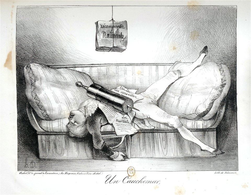 Un cauchemar- Daumier