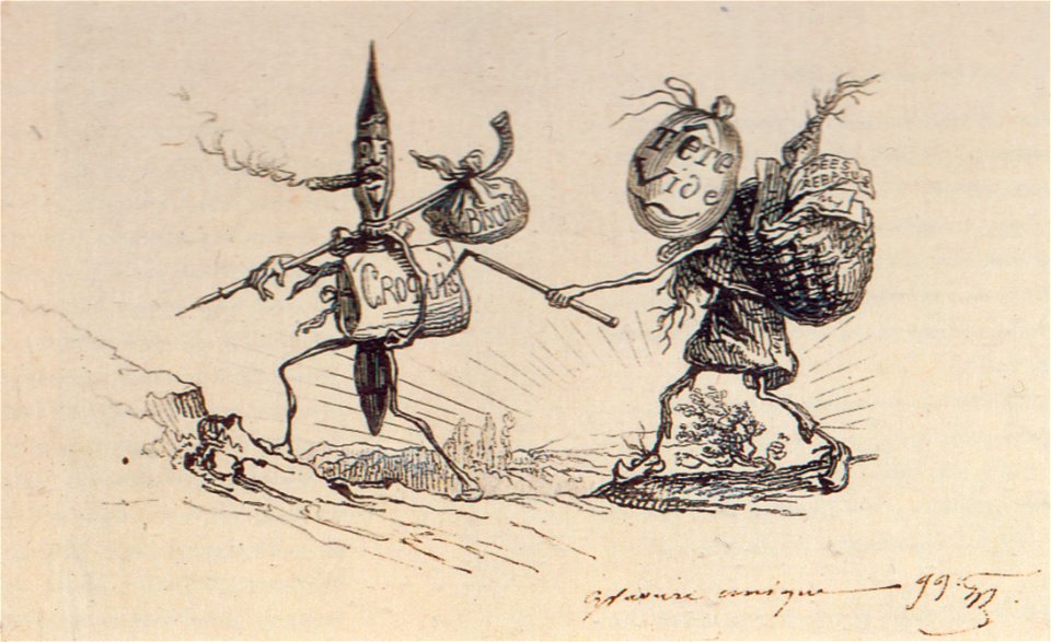 Grandville tête vide