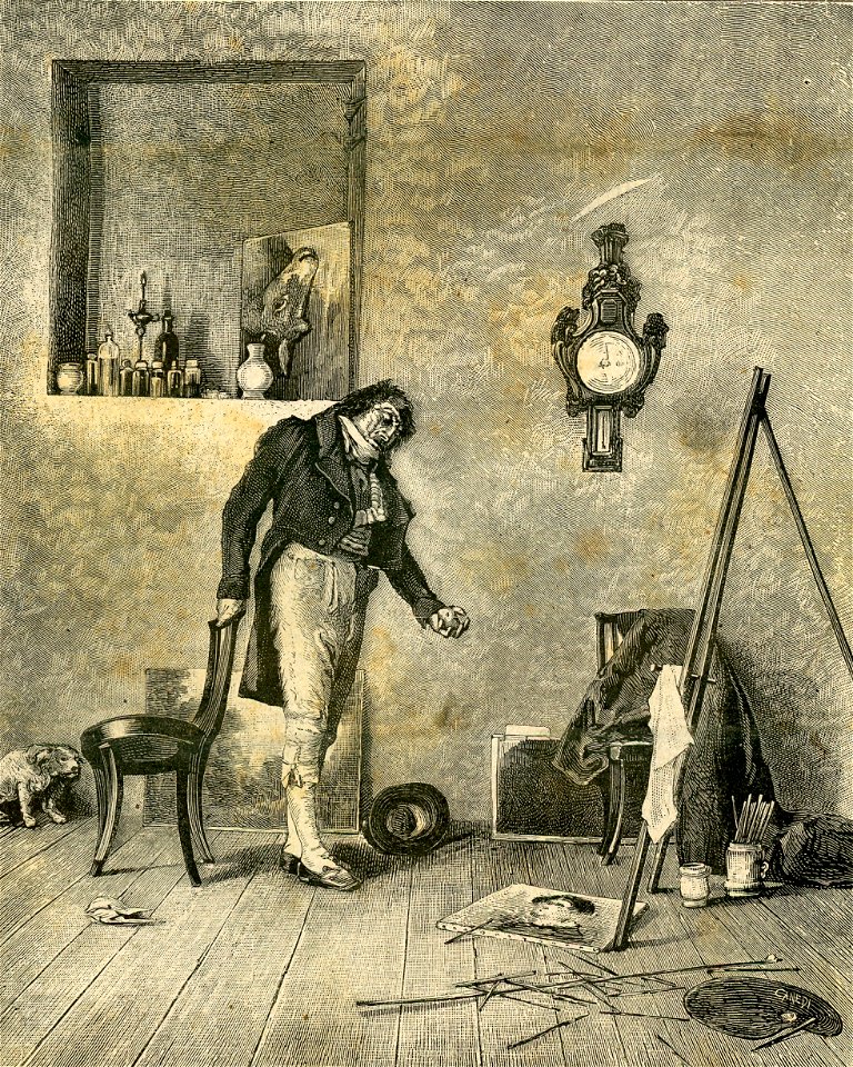 Un giorno di rabbia, quadro di Giovanni Battista Quadrone