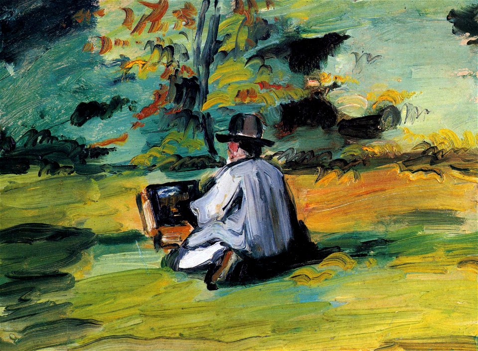 Un peintre au travail, par Paul Cézanne, Yorck