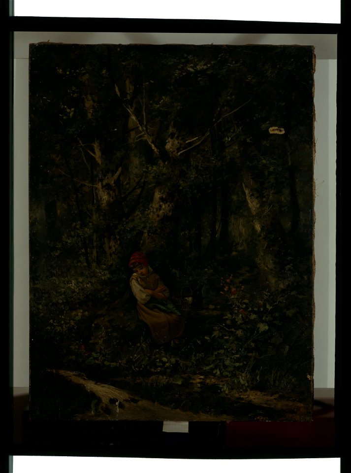 Un ruisseau sous bois - Henri Charles Langerock - musée d'art et d'histoire de Saint-Brieuc, DOC 167