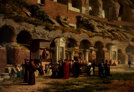 Un viernes en el Coliseo de Roma, de Francisco Javier Amérigo (Museo del Prado)