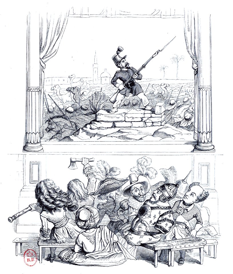 Grandville Les Plaisirs des Champs Elysées 6
