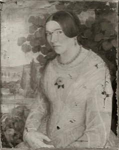 Unbekannt 19. Jahrhundert - Junge Frau in Halbfigur vor südlichem Landschaftshintergrund - HST 845 - Bavarian State Painting Collections