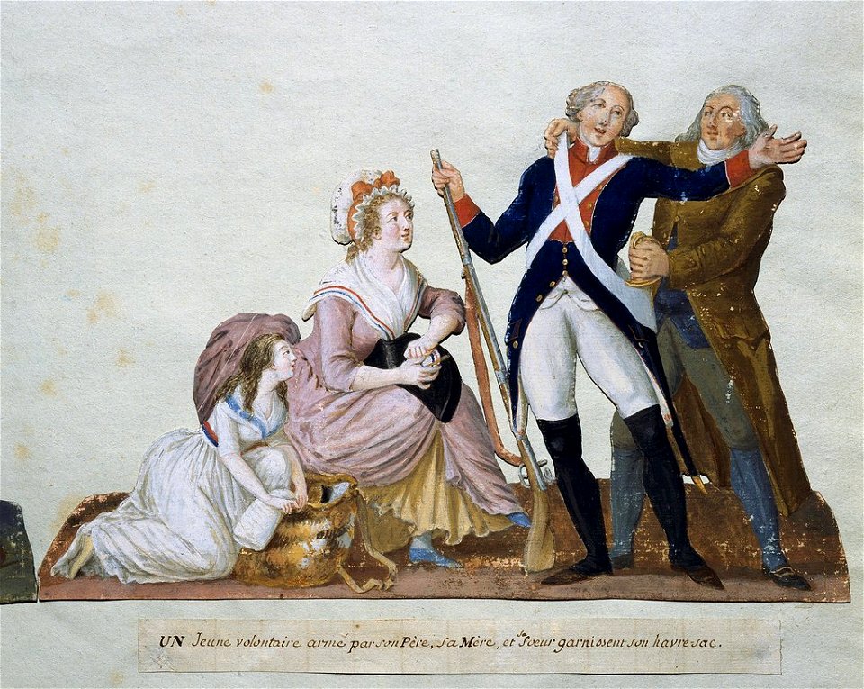 Un jeune volontaire armé par son père
