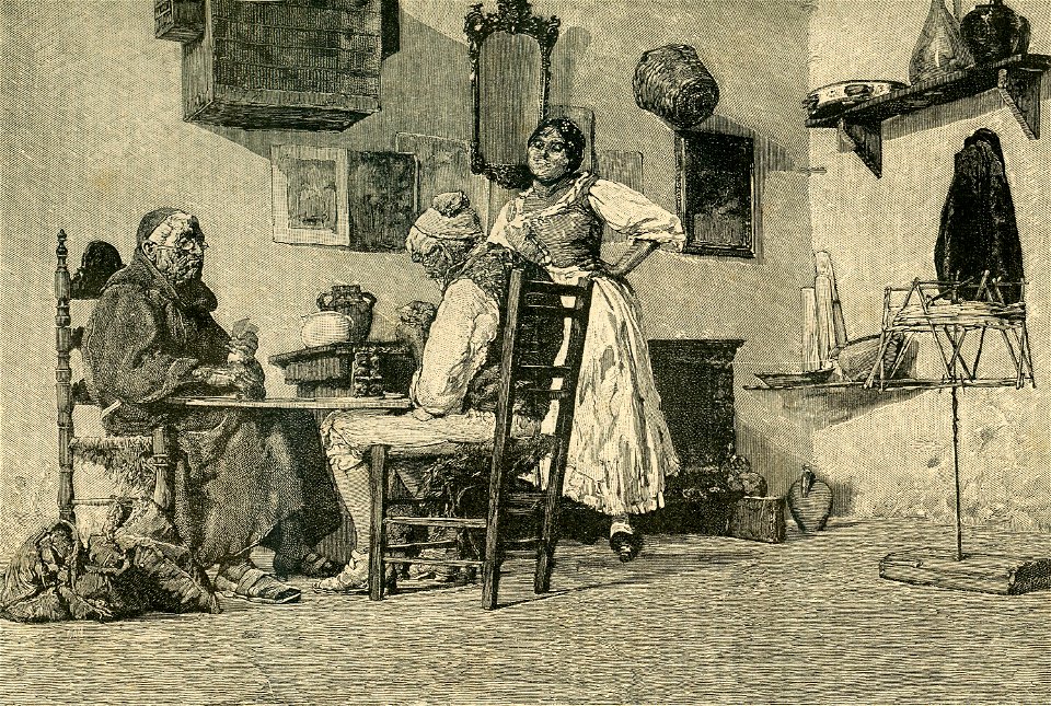 Una partita d’onore, quadro di Vincenzo Volpe