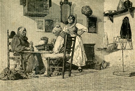 Una partita d’onore, quadro di Vincenzo Volpe