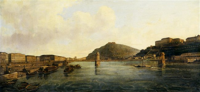 Unbekannter Künstler - Ansicht von Budapest - 4533 - Österreichische Galerie Belvedere