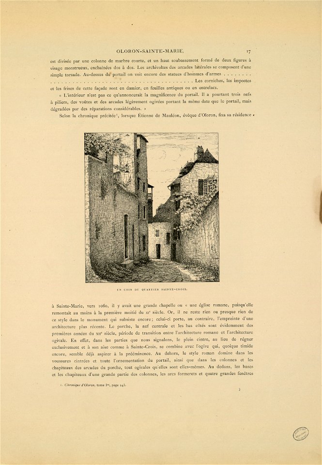 Un coin du quartier Sainte-Croix - Fonds Ancely - B315556101 A LAFOND 1 016