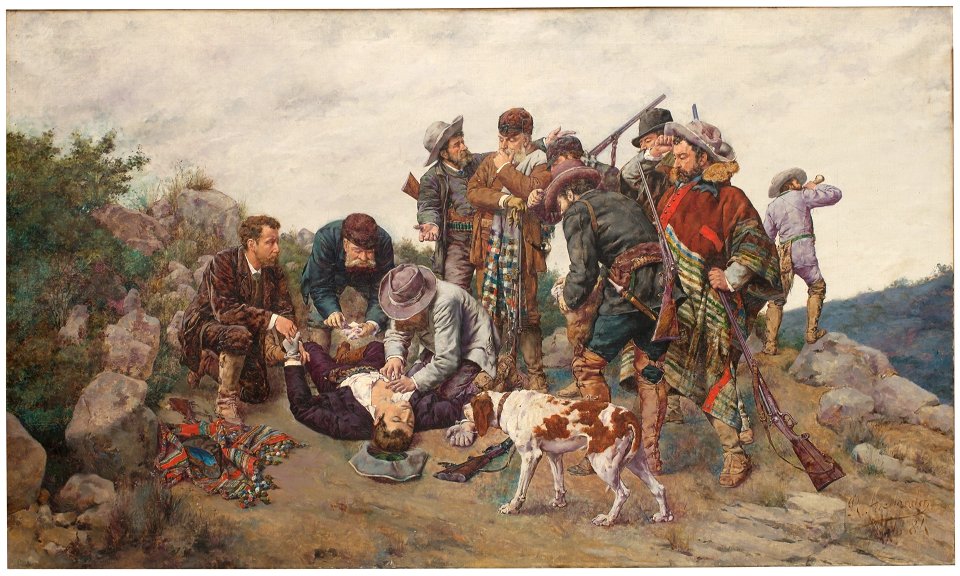 Una desgracia en montería, de Ricardo Arredondo Calmache (Museo del Prado)
