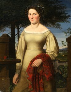 Unbekannter Künstler - Damenbildnis - 5304 - Österreichische Galerie Belvedere