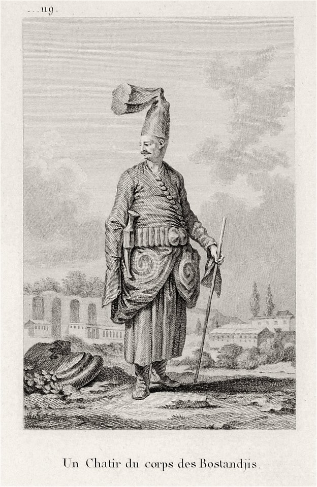 Un Chatir du corps des Bostandjis - Choiseul-gouffier Gabriel Florent Auguste De - 1822